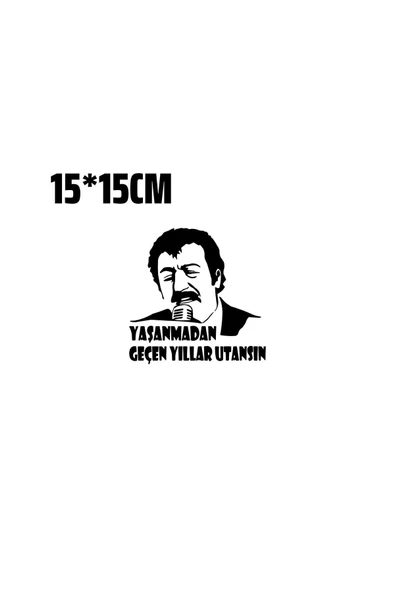 SEÇ Müslüm Gürses Sticker Araç Sticker Etiket - 2