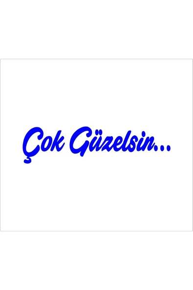 SEÇ Çok Güzelsin Sticker Makyaj Aynası Sticker (8cmX2cm) ürün görseli