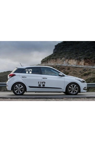 SEÇ Panda Çocuklar Sticker Çok Amaçlı Sticker - Resim 3