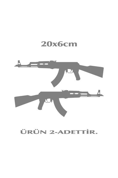 SEÇ Keleş Ak-47 Sticker Çok Amaçlı Sticker