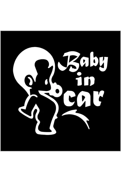 SEÇ Arabada Bebek Var Sticker Çok Amaçlı Sticker ürün görseli