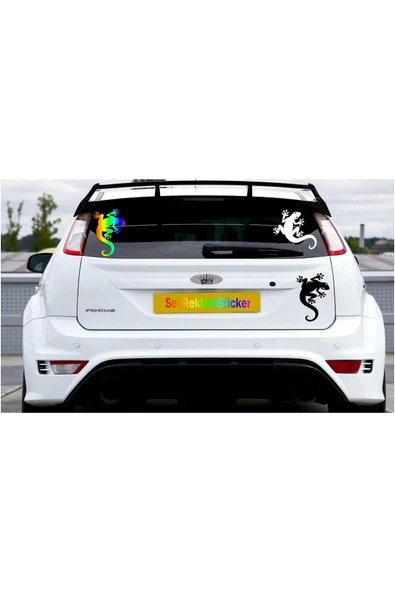 SEÇ Kertenkele Sticker Çok Amaçlı Sticker - Resim 2