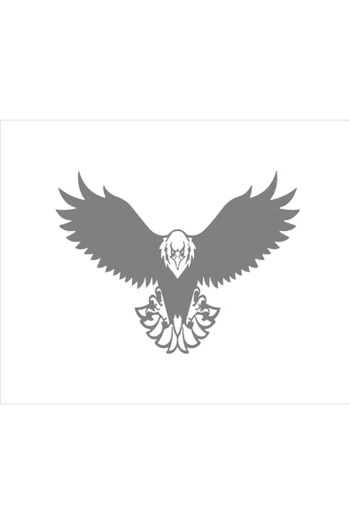 SEÇ Kartal Kanatları Açık Kartal Sticker - 1