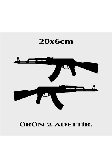 SEÇ Keleş Ak-47 Sticker Çok Amaçlı Sticker ürün görseli