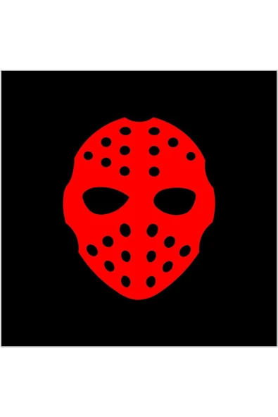 SEÇ Korkunç Korku  Maske Sticker Çok Amaçlı Sticker