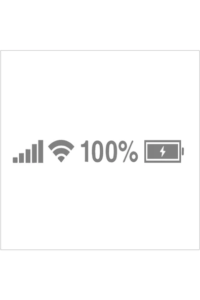 SEÇ Batarya Wifi Pil Gösterge Sticker Oto Sticker