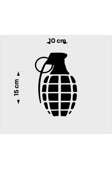 SEÇ El Bombası Sticker Çok Amaçlı Sticker Etiket - Resim 2