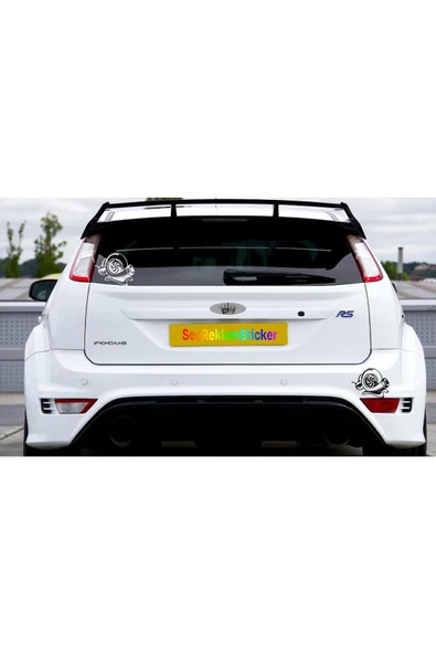 SEÇ Turbo Salyangoz Sticker  Çok Amaçlı Sticker - Resim 2