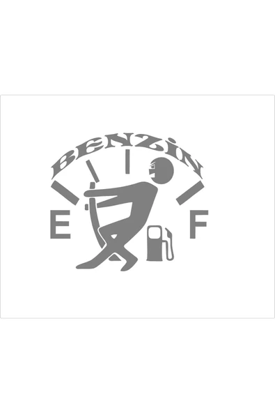 SEÇ Depo Kapağı Benzin Sticker Çok Amaçlı Etiket