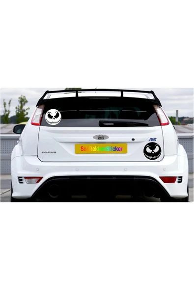 SEÇ Gülen Surat Jack Sticker Çok Amaçlı Sticker - Resim 2