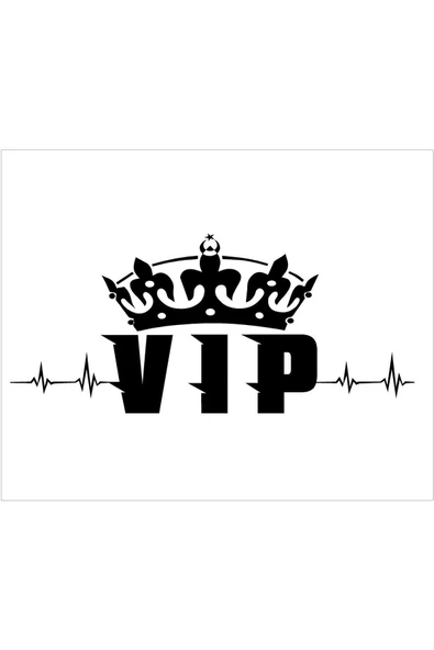 SEÇ VIP Taç Ritimli Araç One Sticker Çok Amaçlı Sticker Etiket