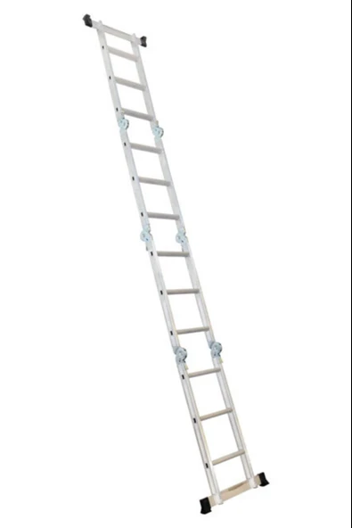 ASVERA 470 CM / 4x4 Çok Amaçlı Akrobat Alüminyum Merdiven – Katlanabilir & Endüstriyel ürün görseli