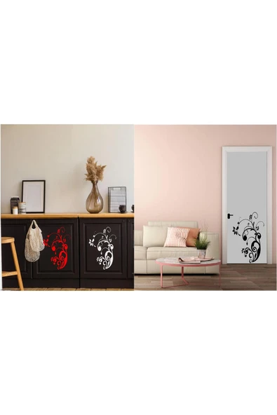 SEÇ Sarmaşık Çiçek Ev Sticker Çok Amaçlı Sticker - 2