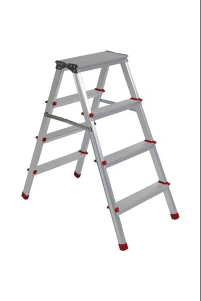 ASVERA 4+4 Çift Çıkışlı Profil Merdiven – Hafif, Sağlam, Ev & Bahçe Kullanımı İçin ürün görseli