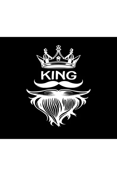 SEÇ Kral Tacı Ve Sakallı Adam Sticker ürün görseli