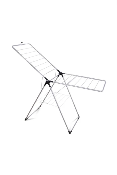 ASVERA Besta Yarı Alüminyum Çamaşır Kurutmalık – Katlanır, Sepetli, Hafif ve Dayanıklı Askı - Resim 2