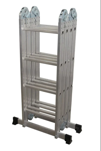 ASVERA 580 CM / 5x4 Çok Amaçlı Akrobat Alüminyum Merdiven – Katlanabilir & Endüstriyel - Resim 5