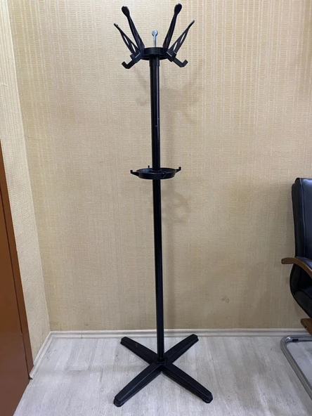 ASVERA Portatif Demonte Metal Portmanto Askılık | Ayaklı Elbise – Şapka – Çanta Askısı - Resim 5