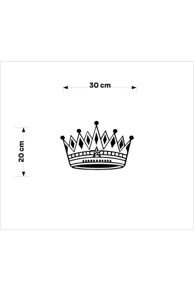 SEÇ Kral Tacı Sticker Oto Araba Sticker - 2