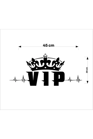 SEÇ VIP Taç Ritimli Araç One Sticker Çok Amaçlı Sticker Etiket - 2