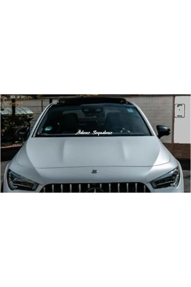 SEÇ Hologram Taçlı Yazı İsim Soyisim Sticker Oto Sticker - 3