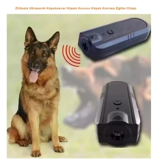 Zhltools Ultrasonik Köpeksavar Köpek Kovucu Köpek Kornası Eğitim Cihazı