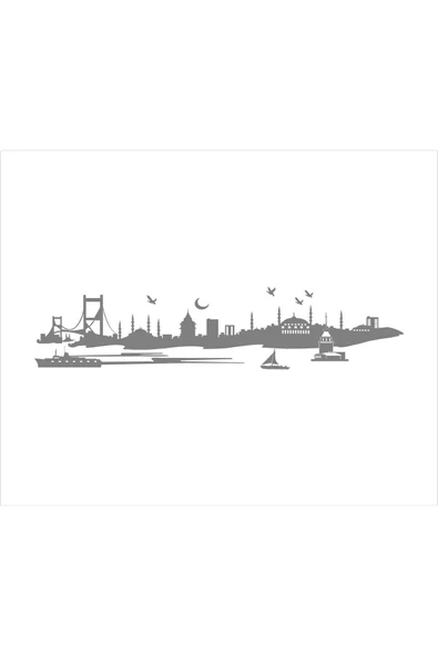 SEÇ Manzara İstanbul Sticker Oto Sticker