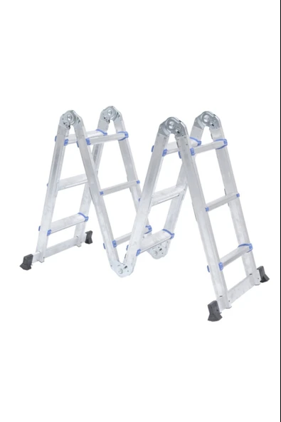 ASVERA 270 CM / 2x4 Çok Amaçlı Akrobat Alüminyum Merdiven – Katlanabilir & Endüstriyel - Resim 5