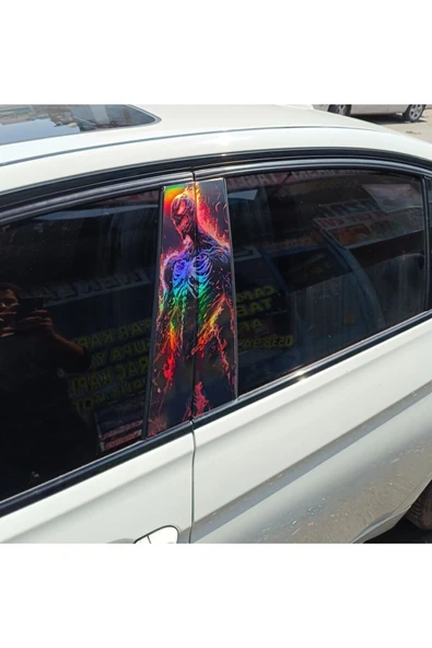 SEÇ Venom Kapı Direği Sticker Araç Sticker - 3
