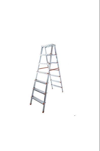 ASVERA 7+7 Çift Çıkışlı Profil Merdiven – Sağlam, Güvenli, Ev & Ofis Kullanımı İçin - Resim 2