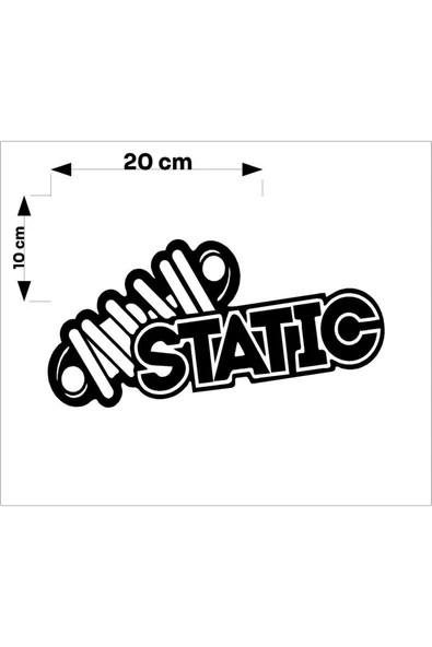 SEÇ Static Spor Yay Sticker Oto Sticker - 3