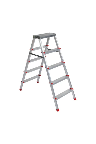 ASVERA Alüminyum 5+5 Çift Çıkışlı Merdiven – Profesyonel, Güvenli, Ev & İş Yeri Kullanımı ürün görseli