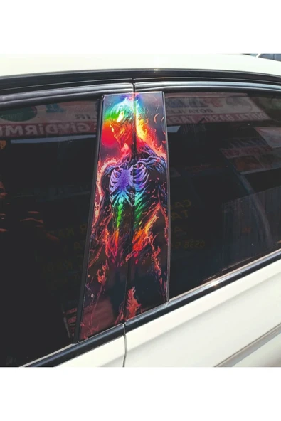 SEÇ Venom Kapı Direği Sticker Araç Sticker - 2