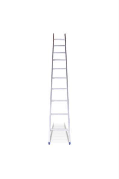 ASVERA Tek Parça 2 Metre Alüminyum Merdiven – Profesyonel, Hafif ve Dayanıklı - Resim 2