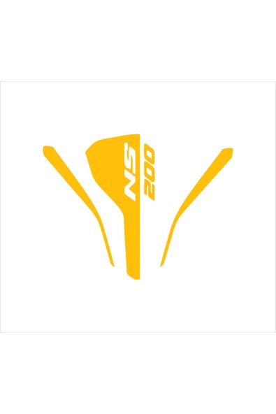 SEÇ Pulsar NS200 Ön Kafa Sticker Moto Sticker ürün görseli