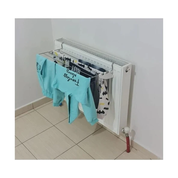 ASVERA Petek Üstü Çamaşır Kurutmalık – Kompakt, Pratik ve Dayanıklı Metal Kurutma Askısı - Resim 4