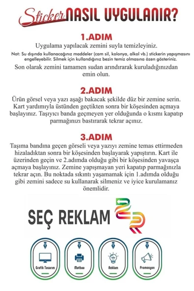 SEÇ Yengeç Sticker Çok Amaçlı Sticker - 3