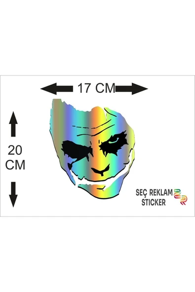 SEÇ Joker Sticker Çok Amaçlı Sticker - 2