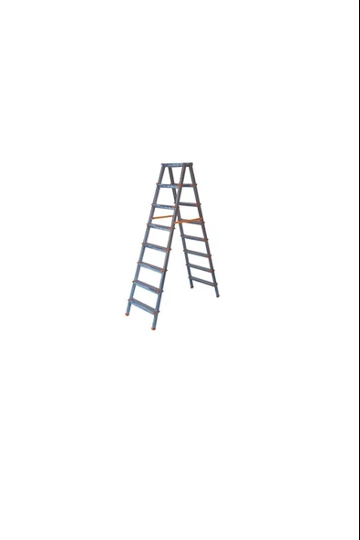 ASVERA 8+8 Çift Çıkışlı Profil Merdiven – Dayanıklı, Hafif, Ev & Bahçe Kullanımı İçin - Resim 4