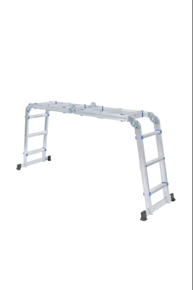 ASVERA 270 CM / 2x4 Çok Amaçlı Akrobat Alüminyum Merdiven – Katlanabilir & Endüstriyel - Resim 4