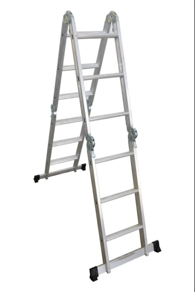 ASVERA 580 CM / 5x4 Çok Amaçlı Akrobat Alüminyum Merdiven – Katlanabilir & Endüstriyel - Resim 2