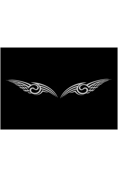 SEÇ Kareli Yan Şerit  Kuşak Sticker  Çok Amaçlı Sticker - Resim 2