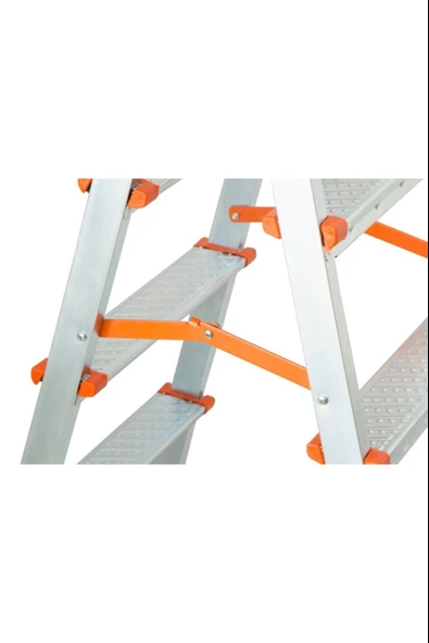 ASVERA Alüminyum 4+4 Çift Çıkışlı Merdiven – Dayanıklı, Hafif, Ev & Ofis Kullanımı İçin - Resim 2