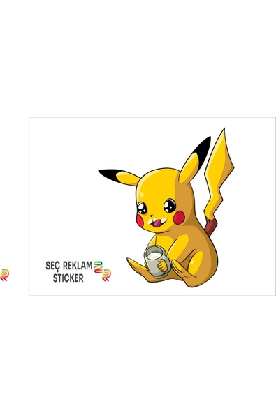 SEÇ Pıkachu Sticker Çok Amaçlı Sticker ürün görseli
