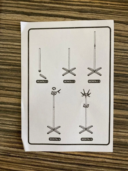 ASVERA Portatif Demonte Metal Portmanto Askılık | Ayaklı Elbise – Şapka – Çanta Askısı - Resim 7