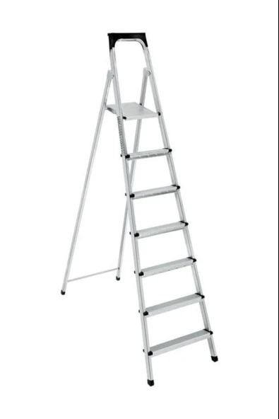 ASVERA 6+1 Basamaklı Profil Merdiven – Kaymaz, Güvenli, Ev & Ofis Kullanımı İçin - Resim 2