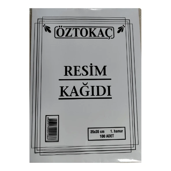 Öztokaç Resim Kağıdı (25 x 35) 1 Paket (100 ADET)