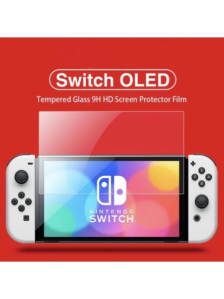 Nintendo Switch OLED Ekran Koruyucu Temperli Cam Premium Pro 9h