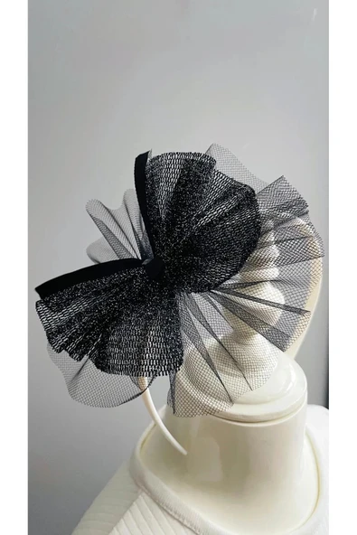 Kız Çocuk Siyah Tüllü Tütü Etek Simli Kumaş Taçlı Takım Doğum Günü Parti Bayramlık Özel Gün Kıyafeti - Resim 8