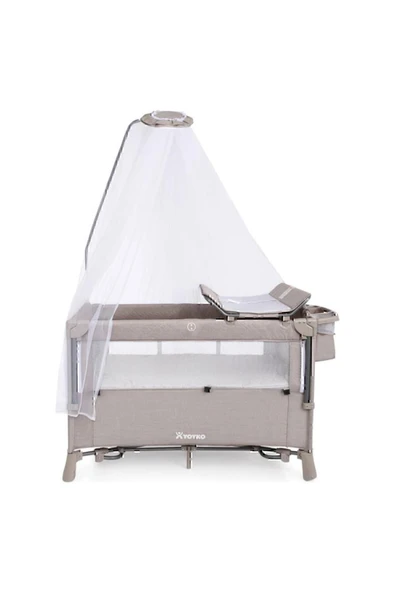 YOYKO Exclusive Comfort 8 In 1 Park Yatak Oyun Parkı Bej 70 X 110 Cm - 2